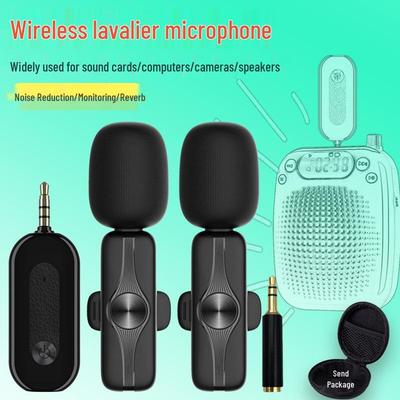 Microphone- Cravate Sans Fil pour Mobile, Reflex et Enregistrement Extérieur avec Réduction de Bruit.