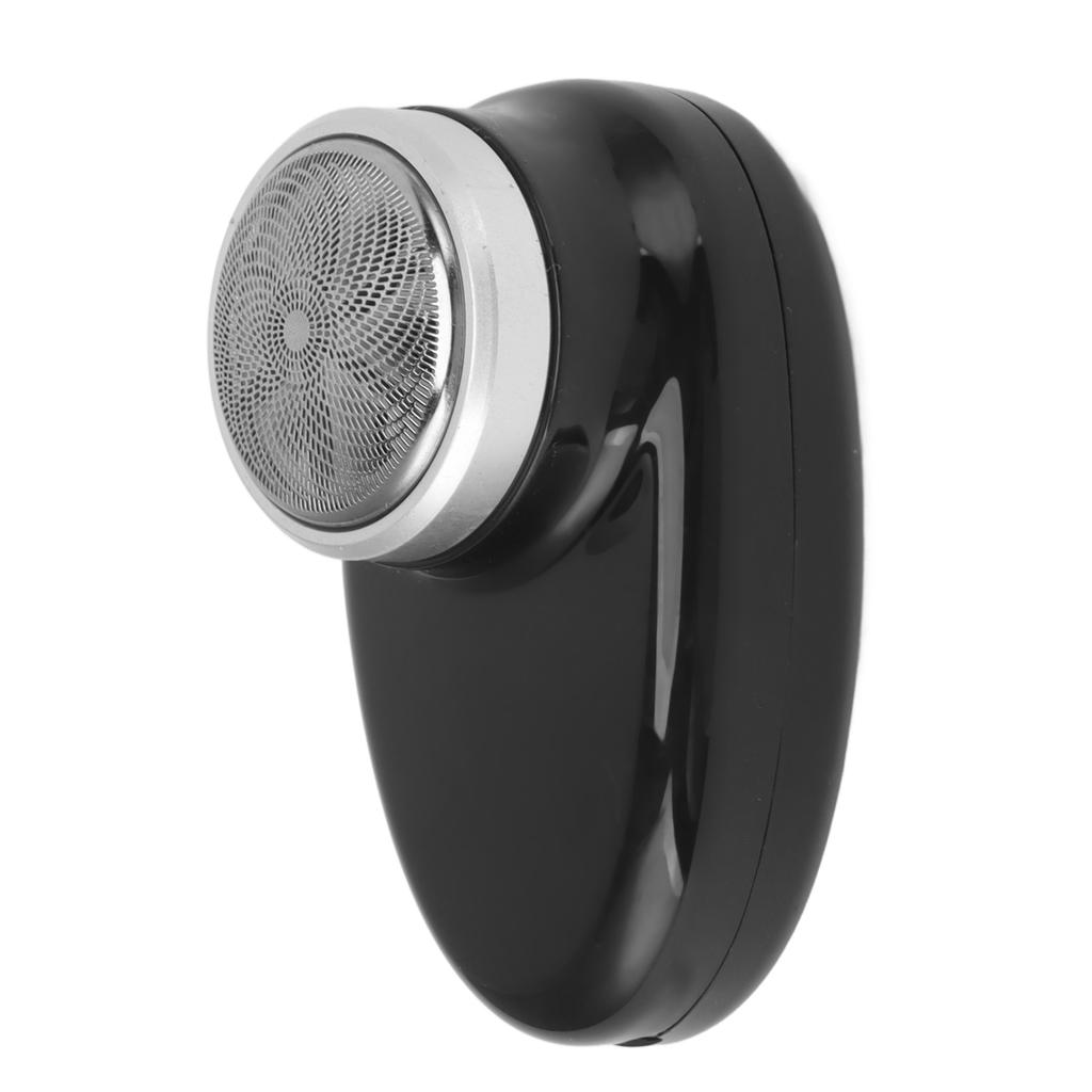 Mini Electric Beard Clipper Rotary Blade Hair Trimmer USB Charging Portable Trimming Machine Black