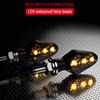 2Pcs Motorcycle Led Turn Signal Light Ip65 Waterproof Motorcycle Led Turn Signal Indicator 3 Led 12V Motorbike Accessories