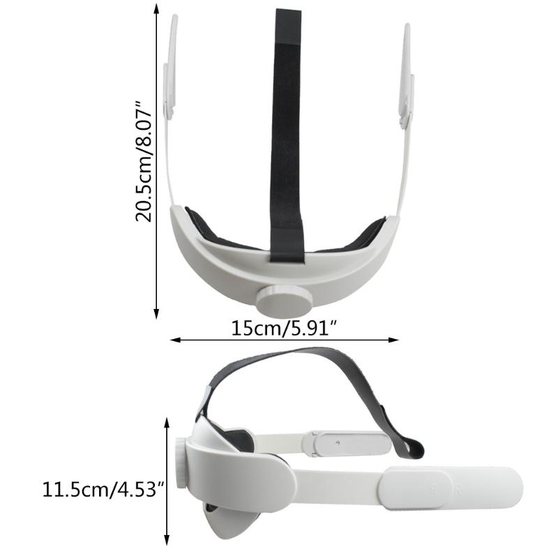 Verstellbar für 2 virtuelle für Kopfband VR-Gurt Komfort Verbesserung Unterstützung