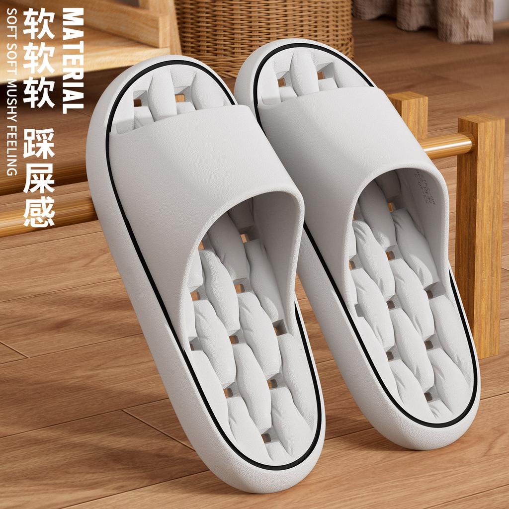 New eva bathroom bath special leaking slippers non-slip quick-drying silent home cool slippers