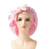 Solid Color Hair Care Cap Satin Material Satin Sleep Bonnet Protective Hair Bonnet  For Women