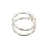 Stunning Korean S925 Sterling Silver Ring With Open Adjustable Size For Women