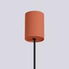 Lampa Wisząca Halo 1 G9 Ochra Czerwona Alu Sollux Sl.1729
