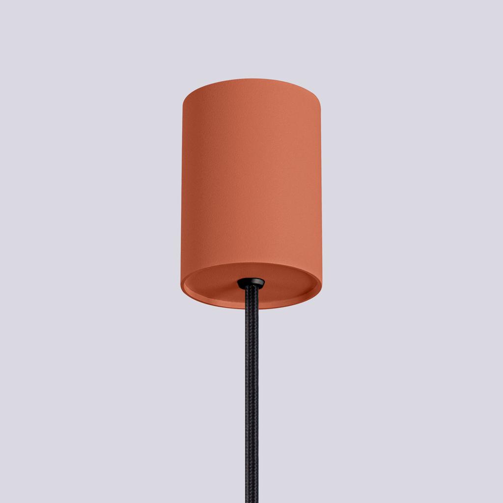 Lampa Wisząca Halo 1 G9 Ochra Czerwona Alu Sollux Sl.1729