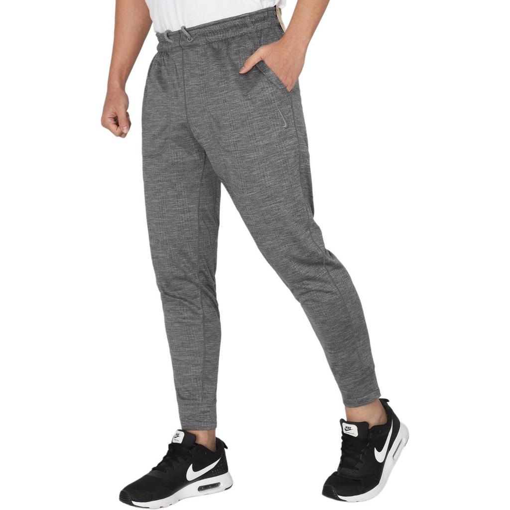 Nike Solide Jogginghose mit Kordelzug, mittelhoch geschnitten, Herrenhosen, Grau FB7783-065