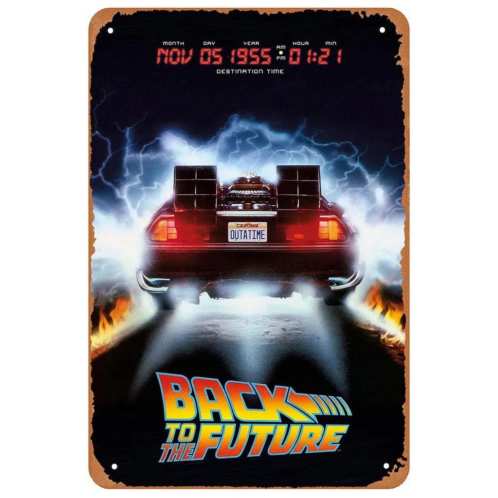 Metal Poster Classic Moive Tin Sign Metal Plaque Poster for Bar Club Wall Decor Retro Home Bedroom Vintage Wall Plate Pendant