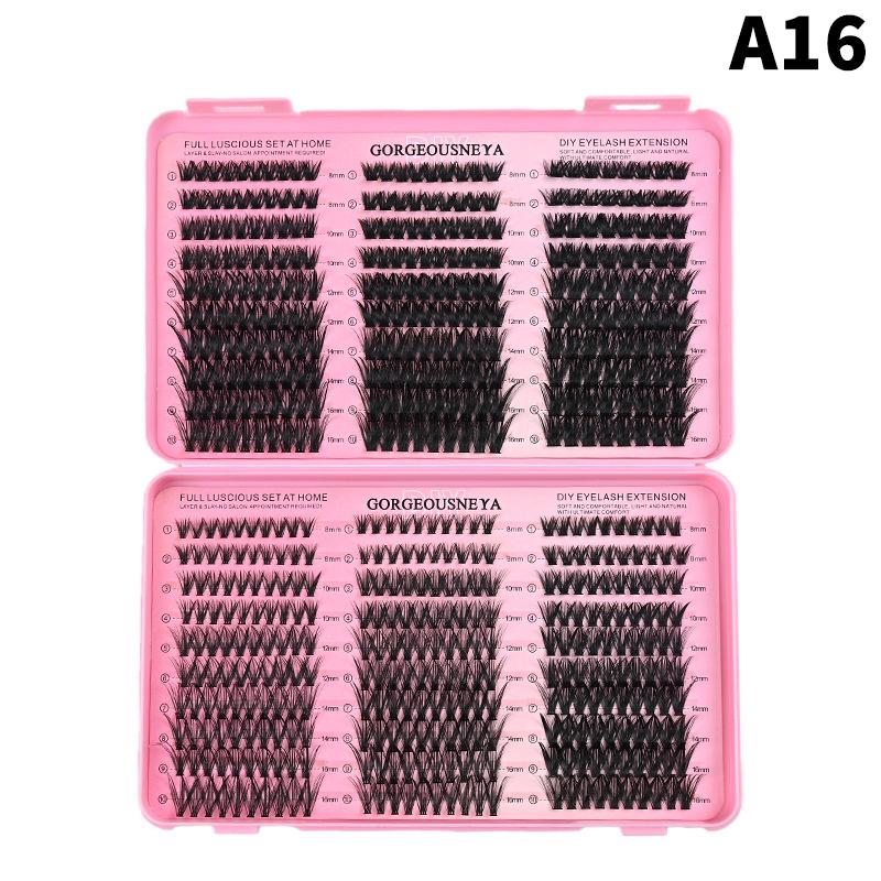 Lightweight Cluster Lash Kit 30D 40D 50D 60D Natural Eyelash Extensions Segmented Volumizing Lashes for Daily Wear Home Use