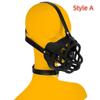 VaHppy Gag+Mask Set Dog Mouth Masks Adjustable size PU Black/Red SM BDSM Sex Toys Couple Games Alternative Stimulation Bondage