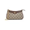 Gucci Pochette in Tela Ophidia con Pelle, Borsa a Spalla Borsa a Mano, Borsa a Spalla Mini da Donna Beige ed Ebano 764960-K9GSG-8367
