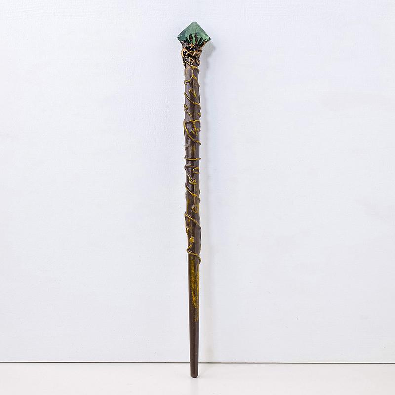 Natural  Handmade Jewelry Magic Stick Witch Princess Cosplay Props Fairy Wand Halloween Gift Ritual Tool Decoration