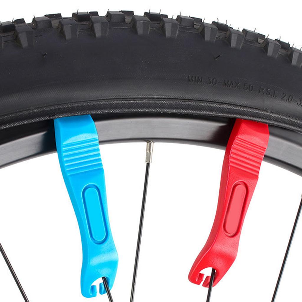 2pcs Lightweight Bike Tire Lever Wear Resistant Tire Removal Tool Cycling Tyre Opener Breaker Bicycles Repair Tool