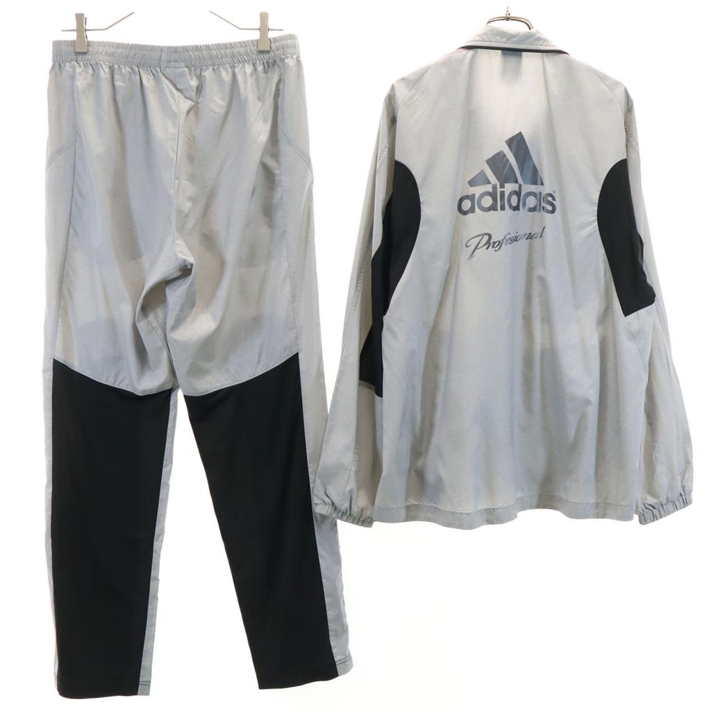Adidas Windbreaker Setup L Gray Men's Used