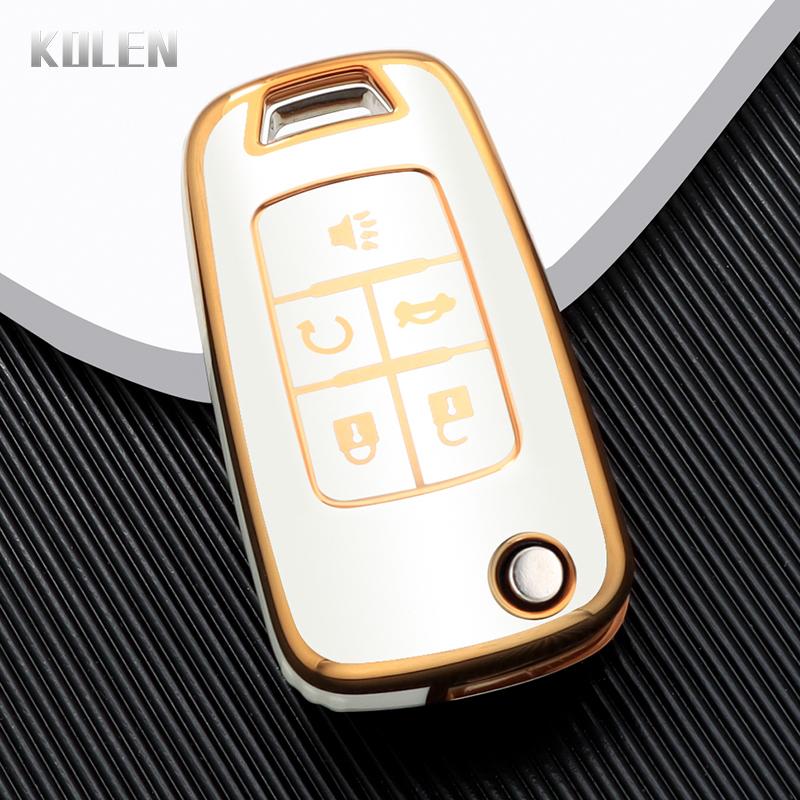 New Tpu Car Flip Key Case Cover Shell For Chevrolet Cruze Aveo Trax Sail Malibu For Opel Vauxhall Astra Corsa Meriva Insignia