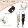Handmade Travel Hat Clip Handmade Hat Clip Hat Keeper Clip Hat Storage Clip Cotton Material Hat Accessory for Travel