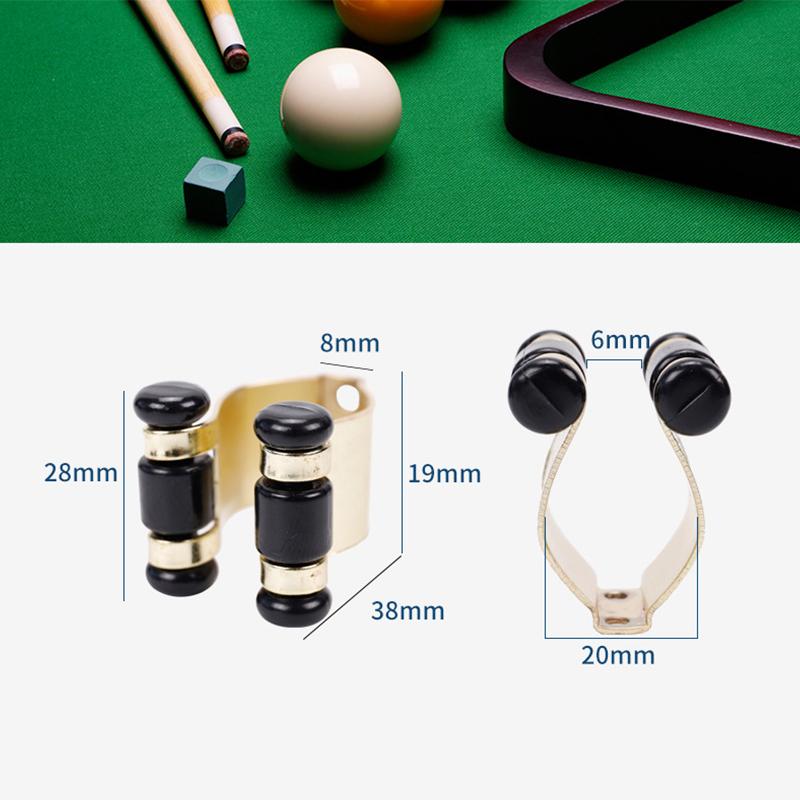 Klip pro lokalizaci tága na kulečník a snooker Držák na rybářský prut Černý Nástěnné držáky na kulečníkové tága Držící otvor Úložný stojan na rybářské pruty