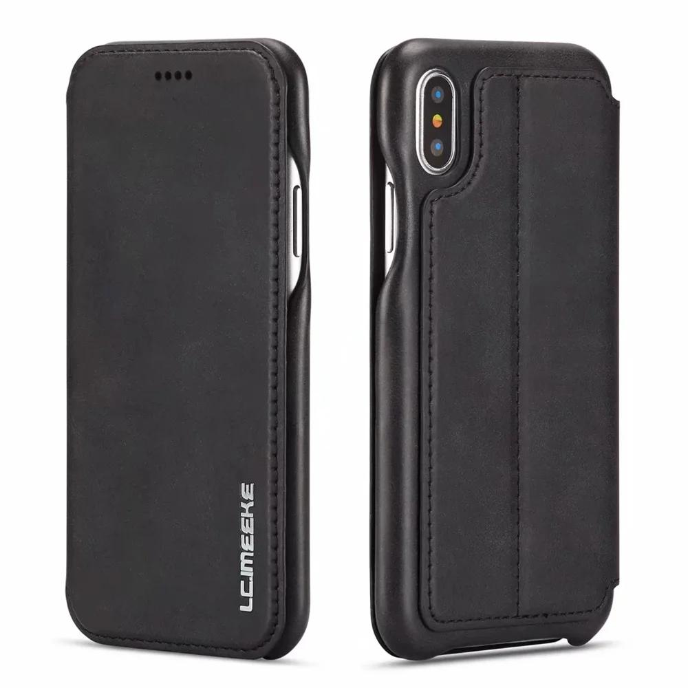Custodia Flip in Pelle di Lusso per Samsung S25 Ultra S24 Plus S22 S21 FE Note20 A53 A72 A52 A12 A54 5G Portafoglio Magnetico Copertura Business