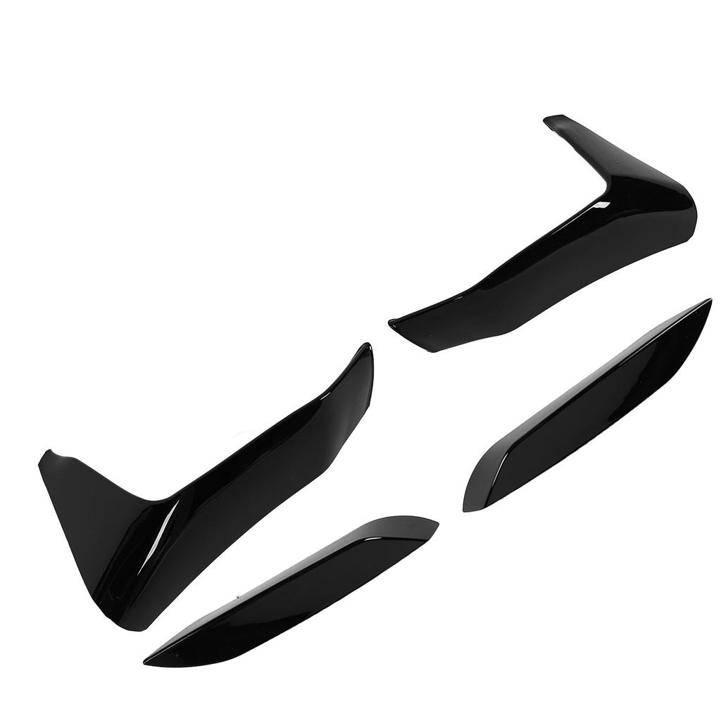 4Pcs Front Bumper Grille Fog Light Spoiler Set ABS Improve Sporty Appearance Front Bumper Splitter for F80 F82 F8  4