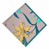 Luxury Brand Shawl Flower Printed Scarf In 100% Silk Twill Silk Scarf For Women Large Square Scarves Headband