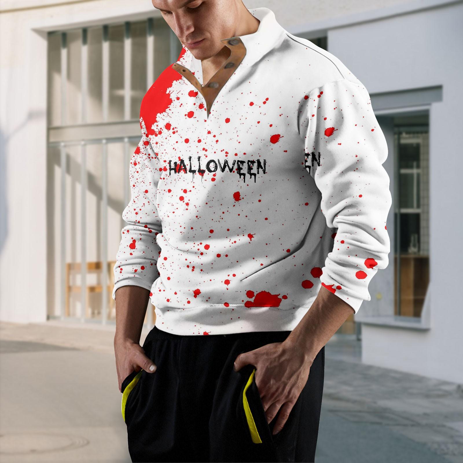 

Весенне-осенняя мужская толстовка с воротником-стойкой на открытом воздухе, повседневные свитера, топы M