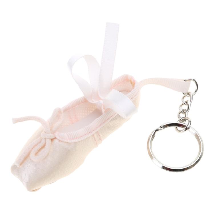 Lovely Ballet Shoe Keyring Stylish Pendant Keychains Ballet Shoe Keyrings