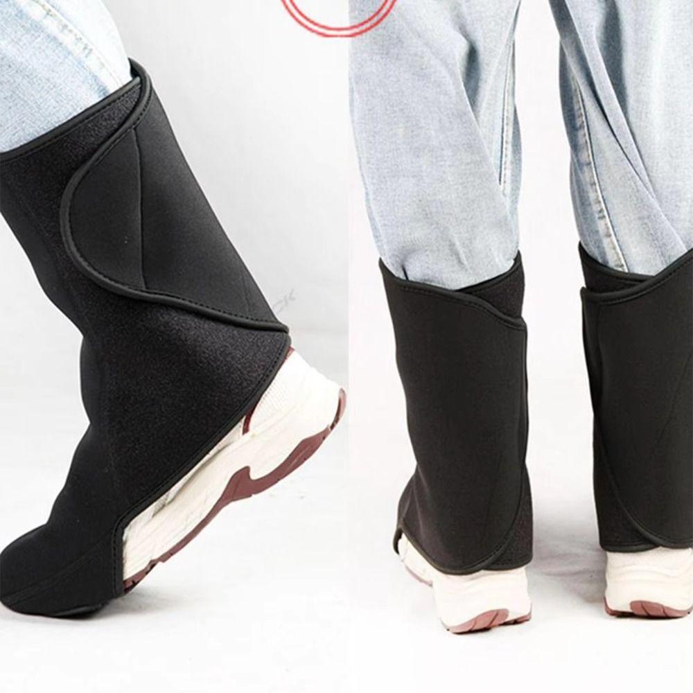 Cold-proof Cycling Shoe Covers Neoprene Motorcycle Riding Leg Covers Mountain Bike
