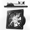 6-Inch Black Dirt-Resistant Exhaust Fan for Bathroom or Kitchen Ventilation