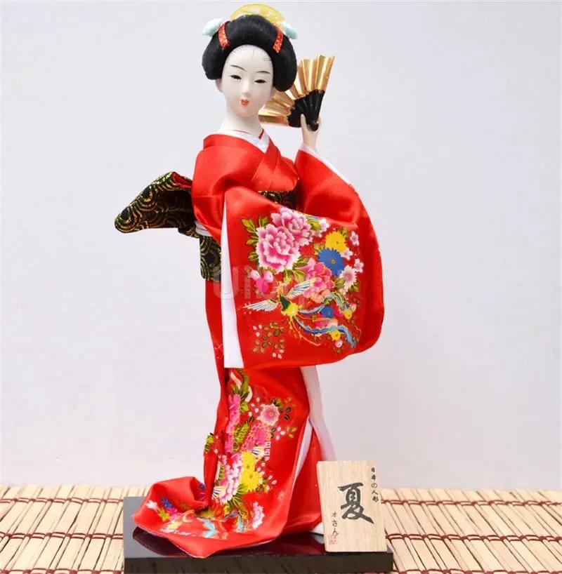 Geisha Japanese Kimono Doll Puppet Seafood Sushi Shop Restaurant Decorate Tool Cute Toy Embellishment Ornaments Gift Crafts 1-28