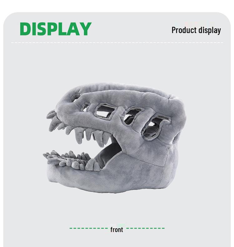 Lu Han Dinosaur Plush: Funny Skeleton Hat & Mask
