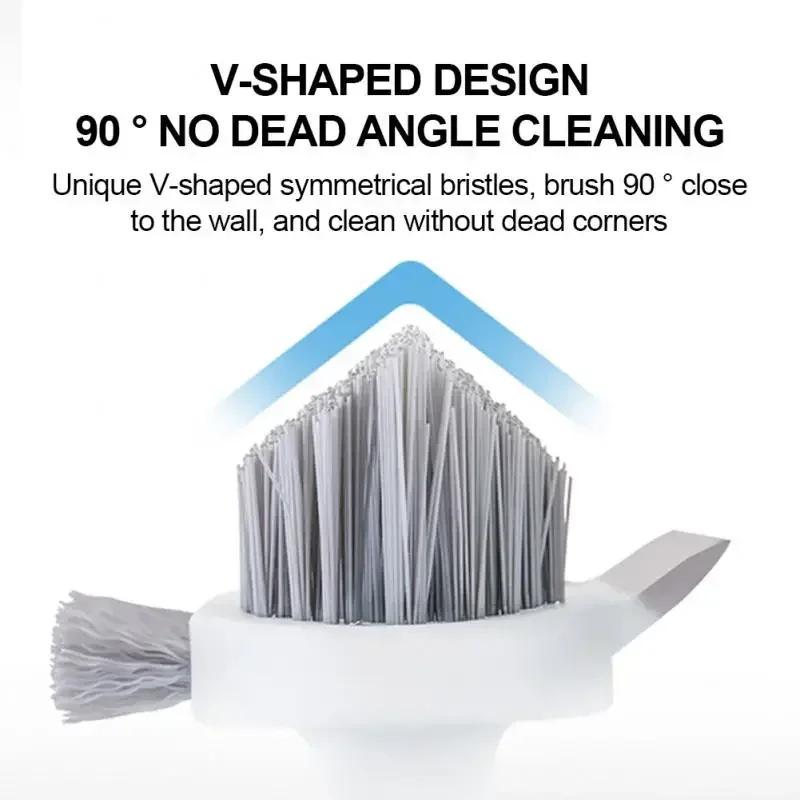 Kitchen 3 IN 1 Cleaning Brush Cleaning Wall Floor Corner Kitchen Sink Bathtub Window Crevice Gap Cleaning Brush Supply Accessory