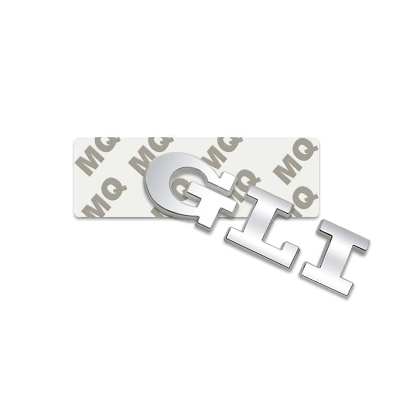 ABGM1 Car-Styling Metal Stickers GLI Emblem Badge For Jetta Golf 3 4 5 6 7 Touareg Amarok 4 Motion MK2 MK3 MK4 MK5 MK6 MK7 R32