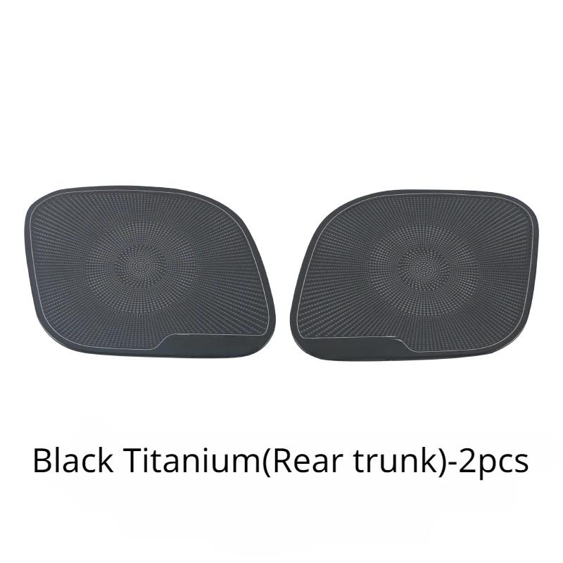 Car Door Audio Speaker Cover Loudspeaker Trim Frame Sticker Stainless Steel for Tesla Model Y 2024-2024 Interior Accessories