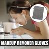 and Absorbent Microfiber Wash Gloves 5Pack, Face Cleansing and Makeup Removal Soft Face Gloves for Travel