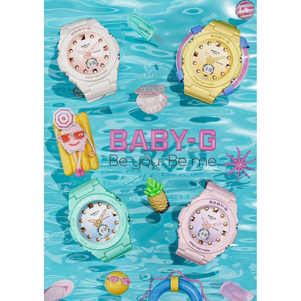 [Casio] Babygie Watch BGA-320-7A1JF Women's Sand White