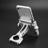Aluminum Bike Motorcycle Phone Handlebar Mount Holder 360 Degree Rotating Universal Bicycle Phone Holder Clip for Cell Phone