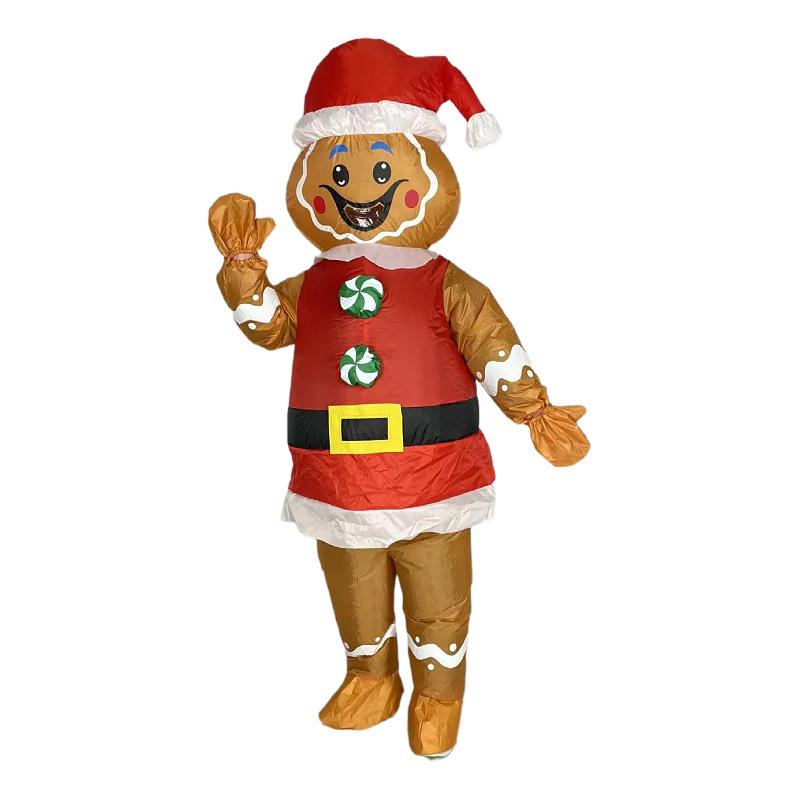 Cross-Border Christmas Inflatable Santa, Tree, and Snowman Costume for Stage Performances