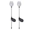 2Pcs Garden Solar Lights LED RGB Fast Charging Petal Design Easy Installation Outdoor Solar Lights