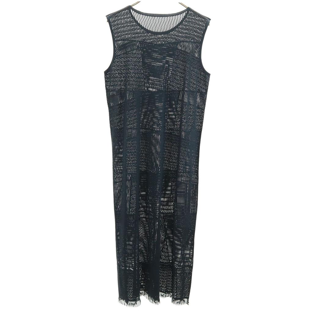 PLEATS PLEASE made in Japan Ärmellos A-POC Einteiler 3 Issey Miyake Mesh Damen Gebraucht