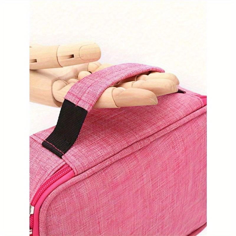 1Pc 72-Hole Large-Capacity Handheld Pencil Case Storage Bag 23*7*16Cm Sketching Painting Pen Holder Color Pencil Storage Box