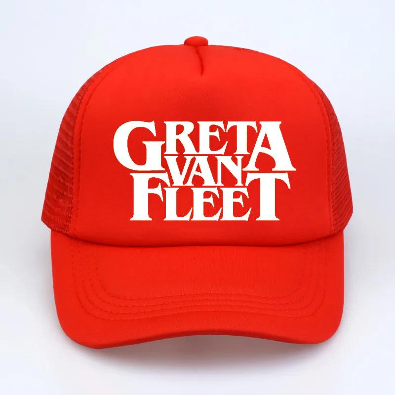 Greta van fleet baseball caps fashion summer mesh cap casual breathable trucker hat Unisex Women adjustable snapback hats