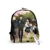 Classic Popular Funny Hyouka Backpacks Boys/Girls Pupil School Bags 3D Print Keychains Oxford Waterproof Cute Small Backpacks
