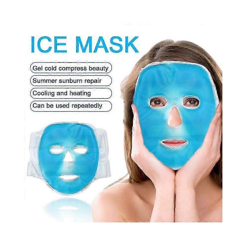 (1pc) Cooling Gel Ice Face Mask Relaxing Repairing Dark Circles Refresh Mask