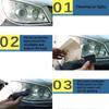 Sistema di ripristino delle lenti dei fari Manutenzione dei fari dell'auto Agente per ricostruzione pulito Smalto spray Fluido di riparazione Liquido lucidante Antigraffio Auto