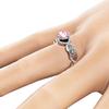 Ebay Fashion Diamond Pink Crystal Ring