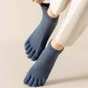 Anti-slip Five Toe Socks Mesh Low Cut Sports Socks Sweat-Absorbing Men's Five Finger Socks  Soccer