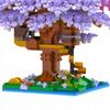 Construction Bricks Sakura Cherry Blossom Brick Set 1097 Pcs.