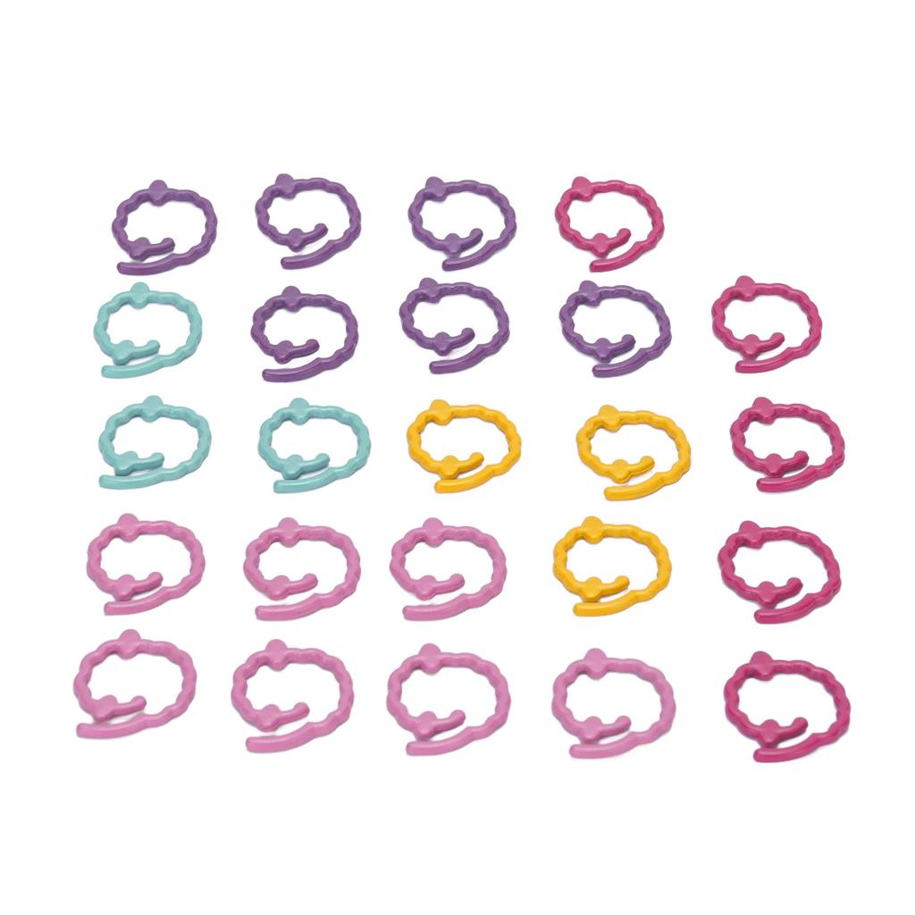 24Pcs Knitting Stitch   s Zinc Alloy Spiral Sheep Patt n Knitting   s for Fabric Crafts