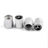 4pcs Metal Car Badges Wheel Tire Valve Caps Covers Car Accessories For Mercedes Benz New A/B/C/E/S Class C200L GLC AMG W212 W213 STUVW1