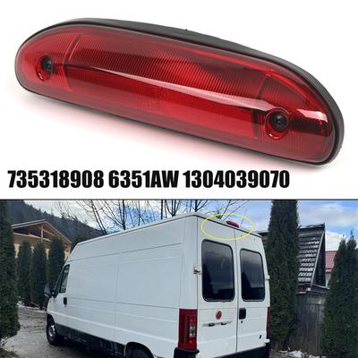 Car Tailgate High-Mounted Stop Light Housing For Fiat Ducato For Boxer For Jumper 2002-2006 Car Third Tail Brake Light