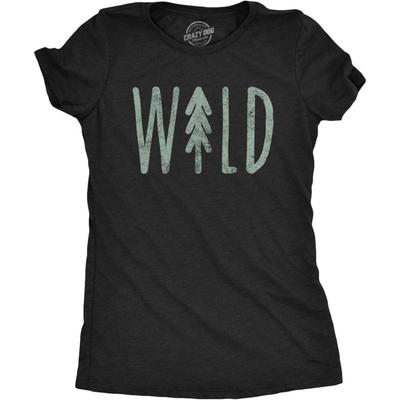 Crazy Dog Tshirts Womens Wild T Shirt Cute Vacation Adventure Camping Hiking Vintage Graphic Tee